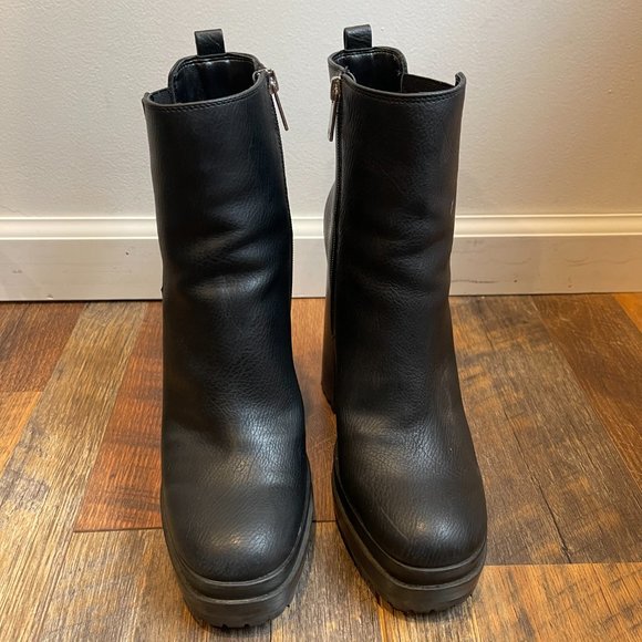 JLO JENNIFER LOPEZ Margy Platform Bootie Size 9.5 - Worn Once - Picture 9 of 9